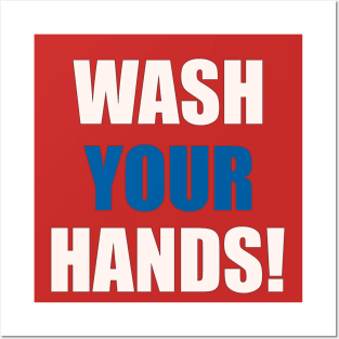 Wash your hands poster Posters and Art